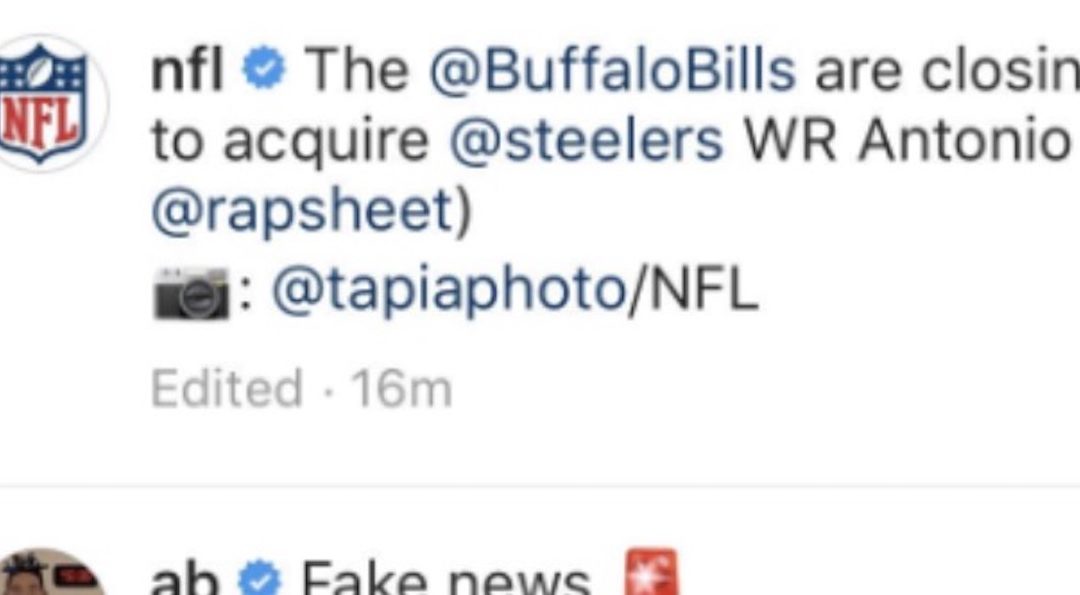 Antonio Brown Replies To Buffalo Trade Rumor & It’s Terrible News For Bills Fans (TWEET) – Total Pro Sports