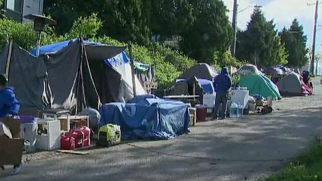 Tucker gets an up close look at Seattle’s tent cities