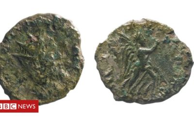 ‘Rare’ Roman coin found during roadworks