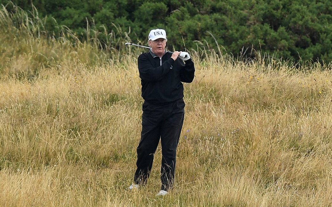 Hackers appear to have gained access to Trump’s golf account, post terrible scores