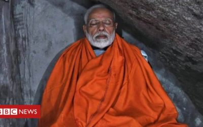 India’s Modi has election spiritual break