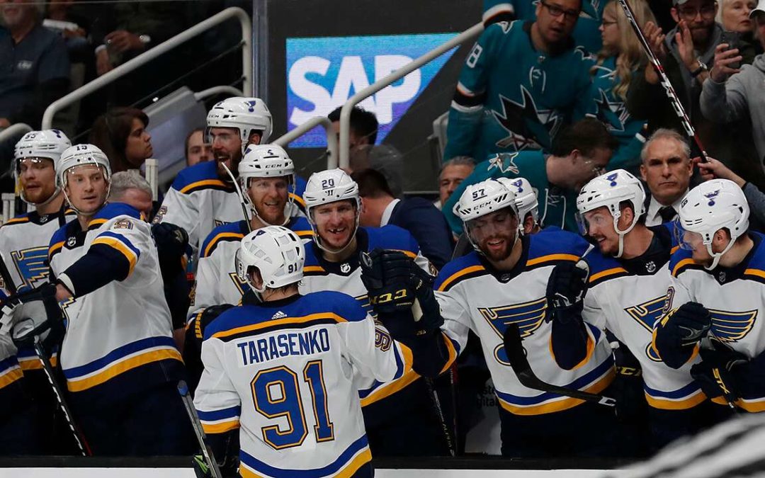 Blues move to brink of Cup final with 5-0 win over Sharks – Fox News