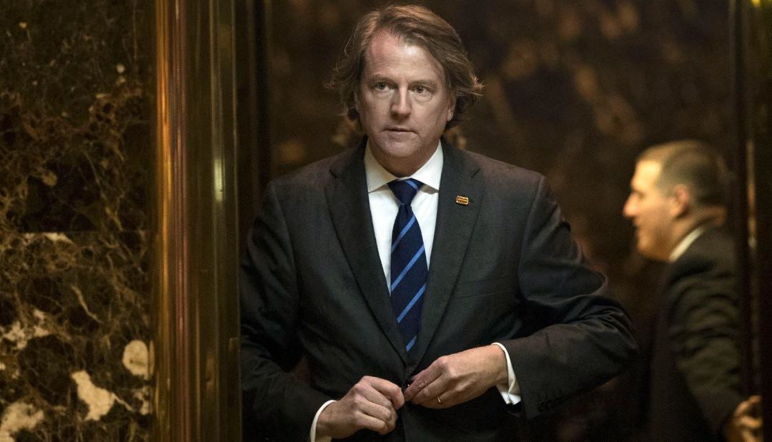 White House directs former counsel Don McGahn not to testify before House panel