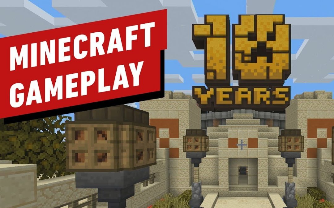 Minecraft 10 Year Anniversary Map Exploration Gameplay – IGN
