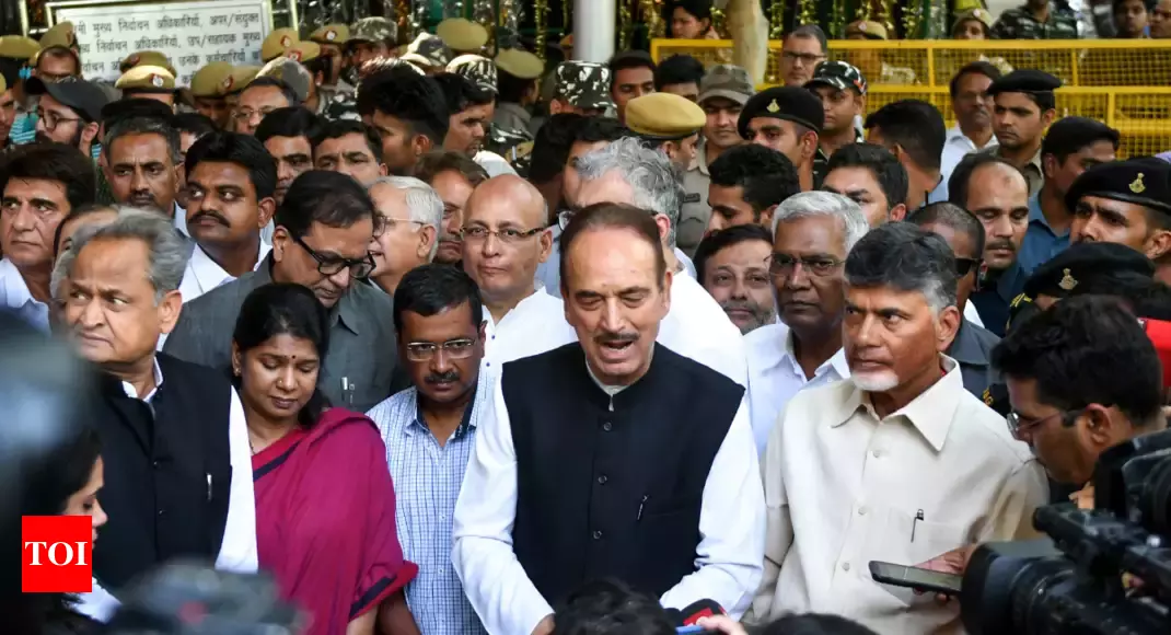 Elections 2019: Opposition leaders meet EC officials, demand verification of VVPAT slips before counting of votes