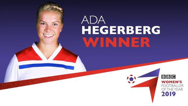Ada Hegerberg named BBC Women’s Footballer of the Year 2019