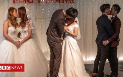 Three couples and a wedding in Taiwan