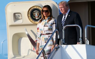 Trump arrives in Japan, kicking off 4-day state visit with trade talks at its center
