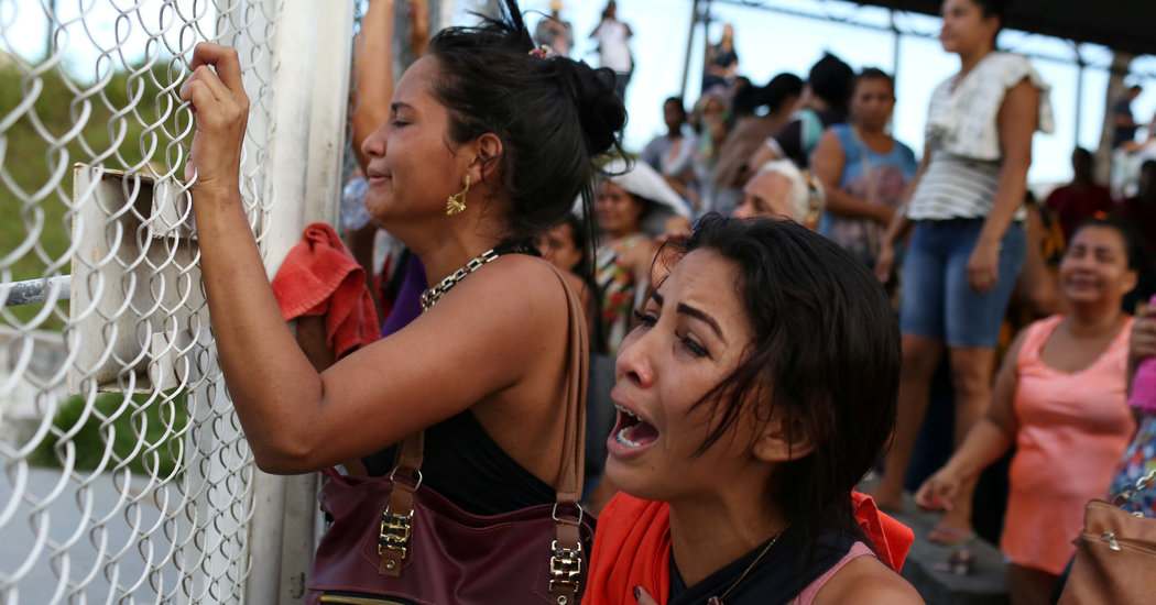 Prison Fighting Leaves at Least 55 Dead in Northern Brazil – The New York Times