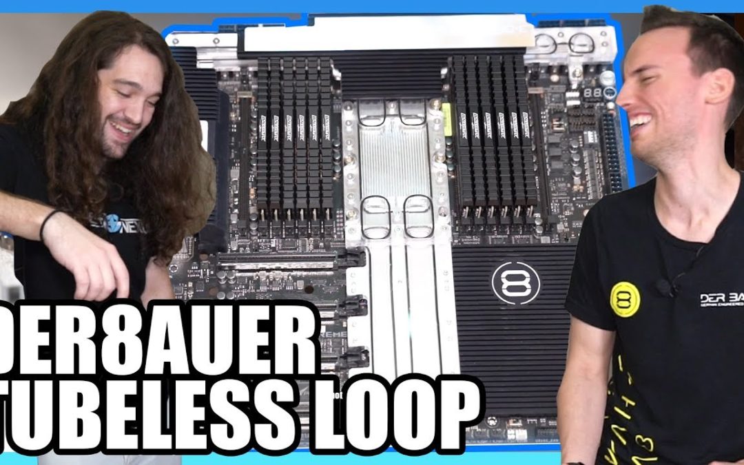 Der8auer’s First True Monoblock: Water Cooling Without Tubes | LINC – Gamers Nexus