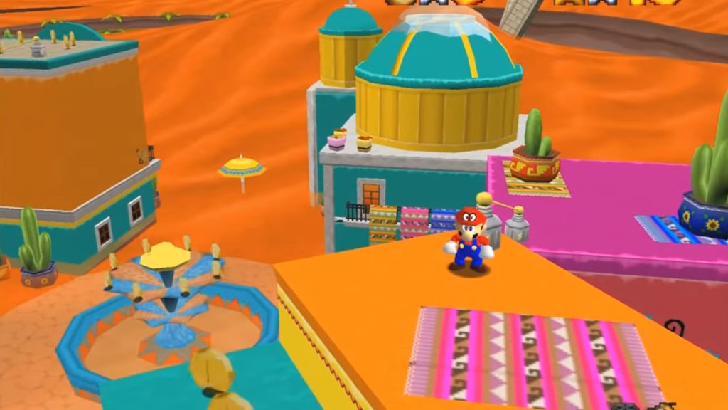 Random: This Is What Super Mario Odyssey’s Sand Kingdom Looks Like In Super Mario 64 – Nintendo Life
