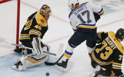 Hochman: Bruins do their best Blues impression, win with many unlikely heroes (and one helmet-less hit) – STLtoday.com
