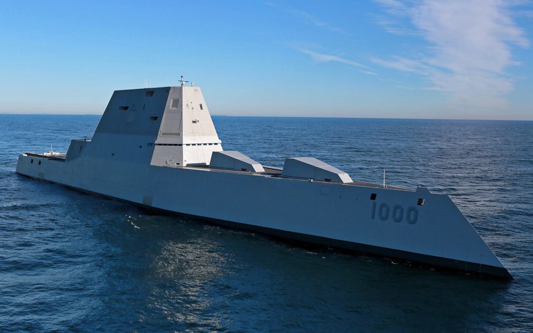 All 3 Navy Zumwalts now ‘in the water’ – how can a destroyer be stealthy?