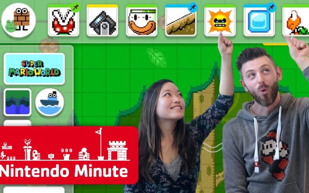 Making Our Super Mario Maker 2 Levels Gameplay – Nintendo Minute – Nintendo