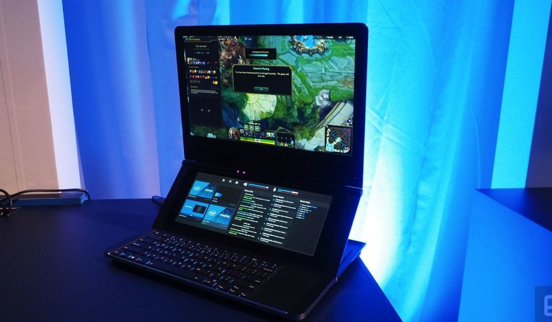 Intel’s gaming laptop prototype is a dual-screen PC with a point – Engadget