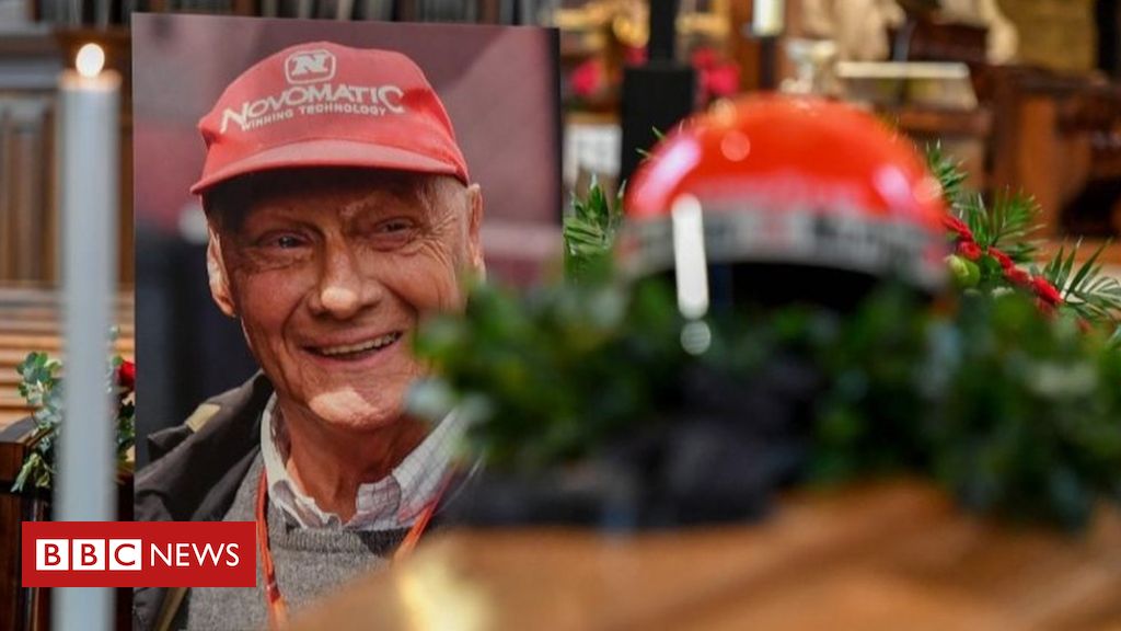 Niki Lauda: F1 stars attend Mass for racing legend