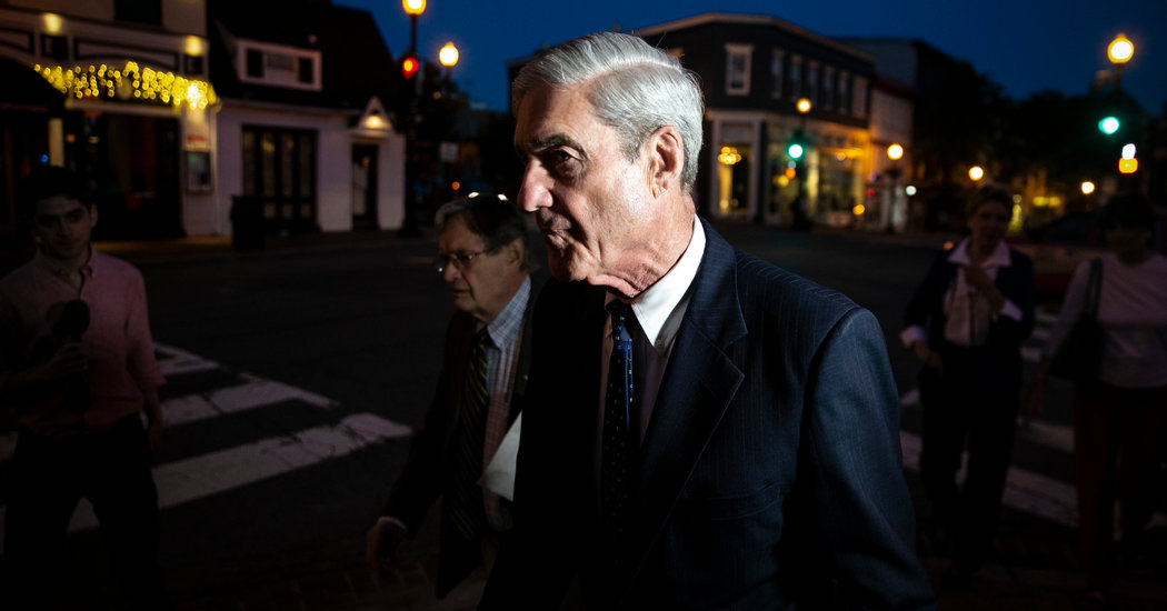 Robert Mueller to Make Statement on Russia Investigation – The New York Times