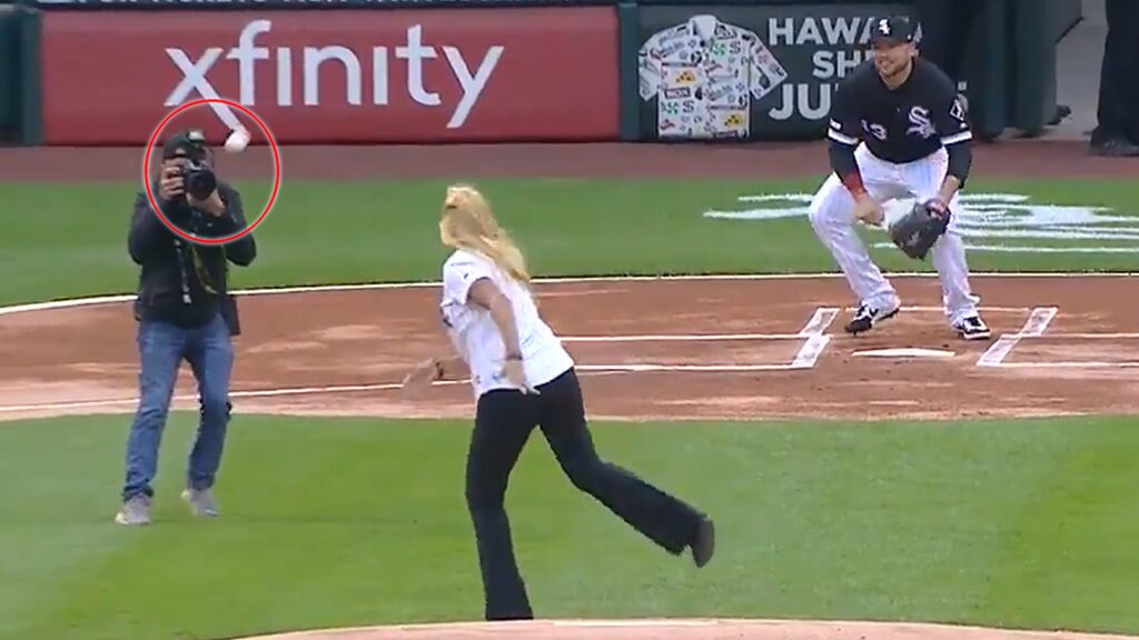 Chicago White Sox staffer throws worst (or maybe best) first pitch ever – Fox News
