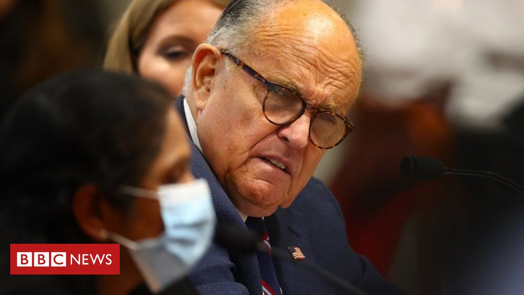 Trump lawyer Rudy Giuliani admitted to hospital with Covid-19