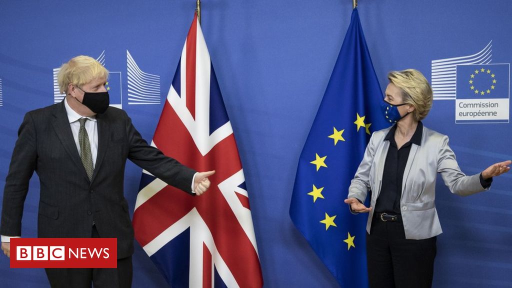 Brexit: 'Large gaps' remain after trade talks with Ursula von der Leyen