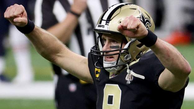 Brees to face Brady in NFL play-offs -up