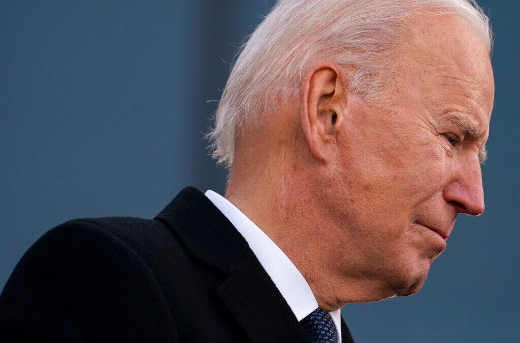 An emotional Joe Biden tries to put the Trump Show behind him