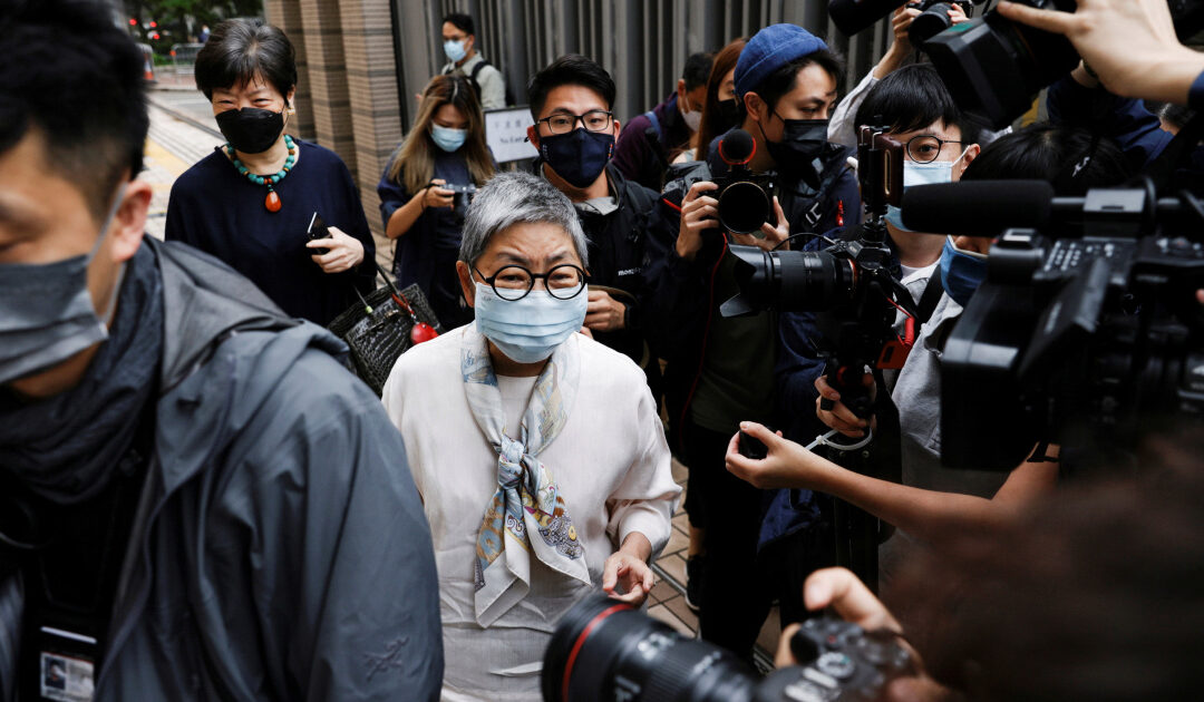 Veteran Hong Kong democracy politicians in court for sentencing