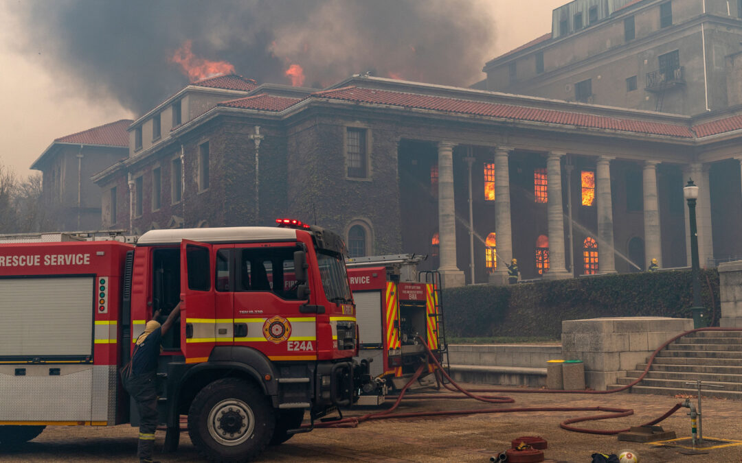 Wildfire causes evacuation of University of Cape Town students