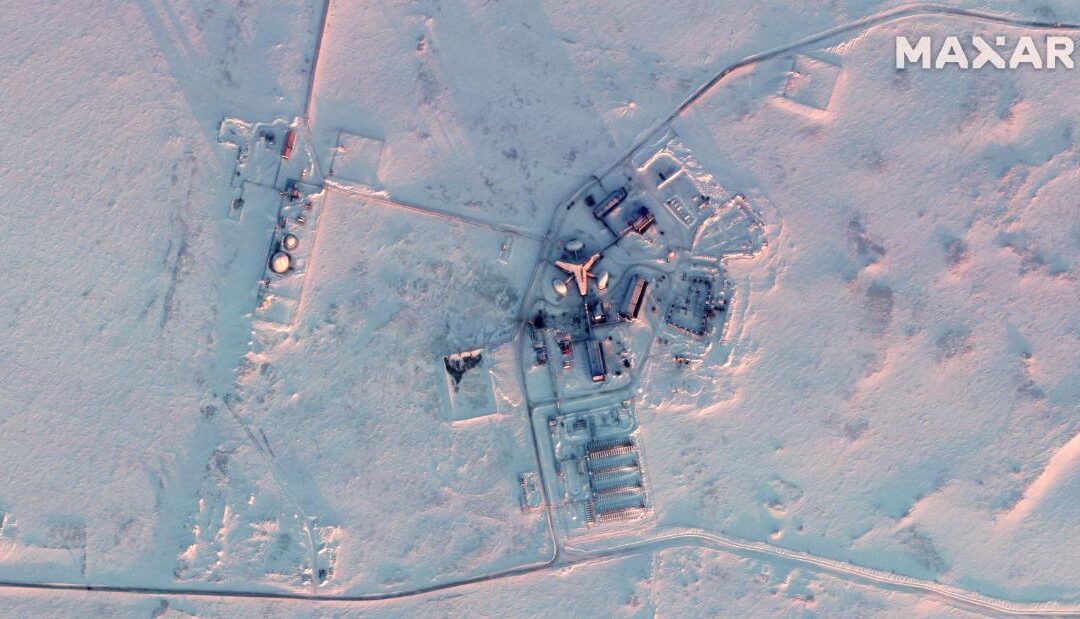 Satellite images show huge Russian military buildup in Arctic...