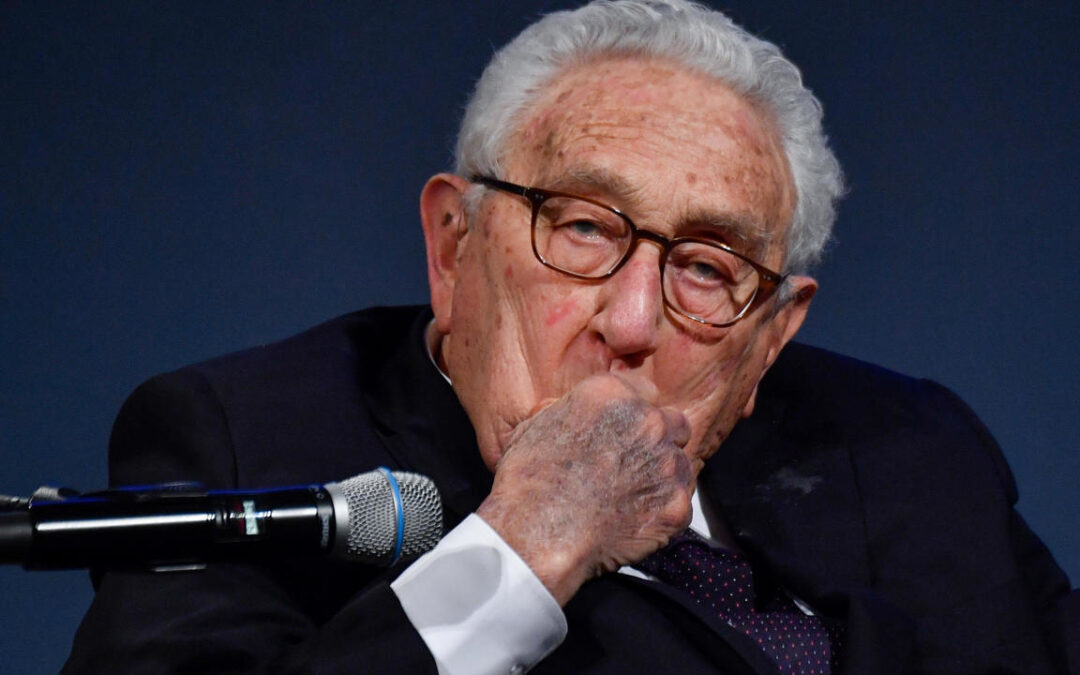 Kissinger warns of 'colossal' dangers...