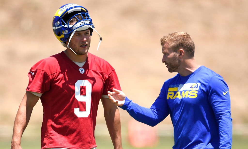 Sean McVay happier now that Matthew Stafford is in Rams’ fold