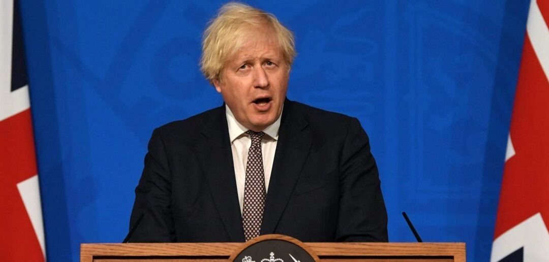 FACT CHECK: Did Boris Johnson Have A Black Eye While Speaking At A COVID-19 Briefing?