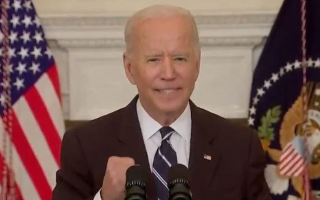 Biden Whispers ‘Get Vaccinated’ To Americans At End Of Vaccine Mandate Speech