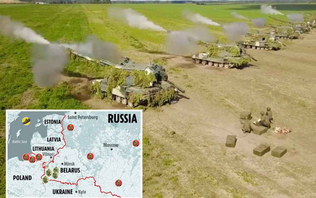 Putin launches massive military drills...