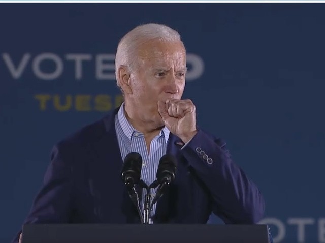 WATCH – Biden Has Coughing Fit at Gavin Newsom Rally in California