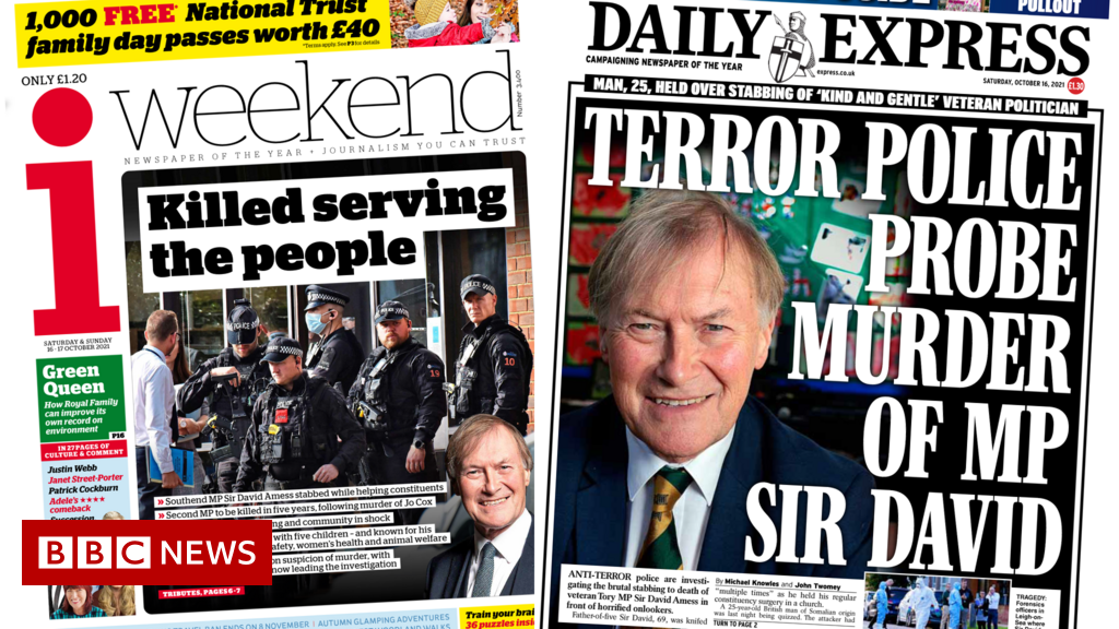 The Papers: MP safety review and terror cops probe death