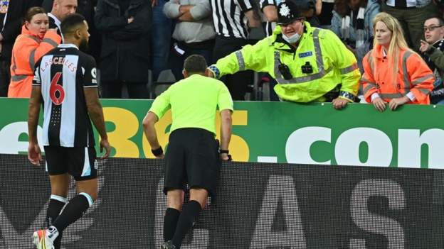 Fan 'stable' after Newcastle-Spurs game halted
