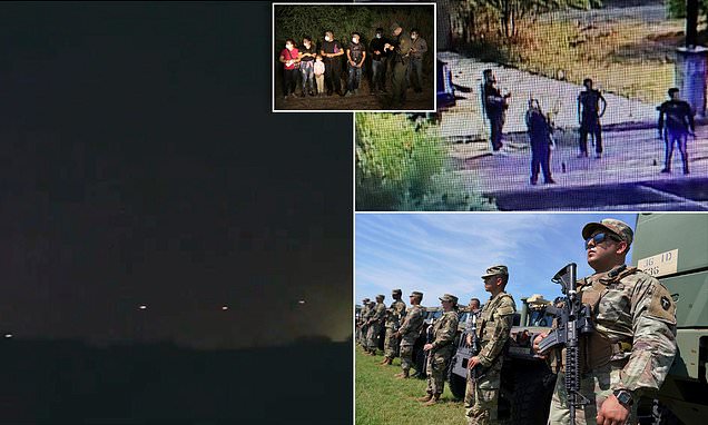 Mexican cartel fires machine gun above National Guard post as migrants flood in...