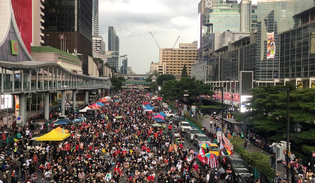 Thousands call for reforms to monarchy, government in Bangkok