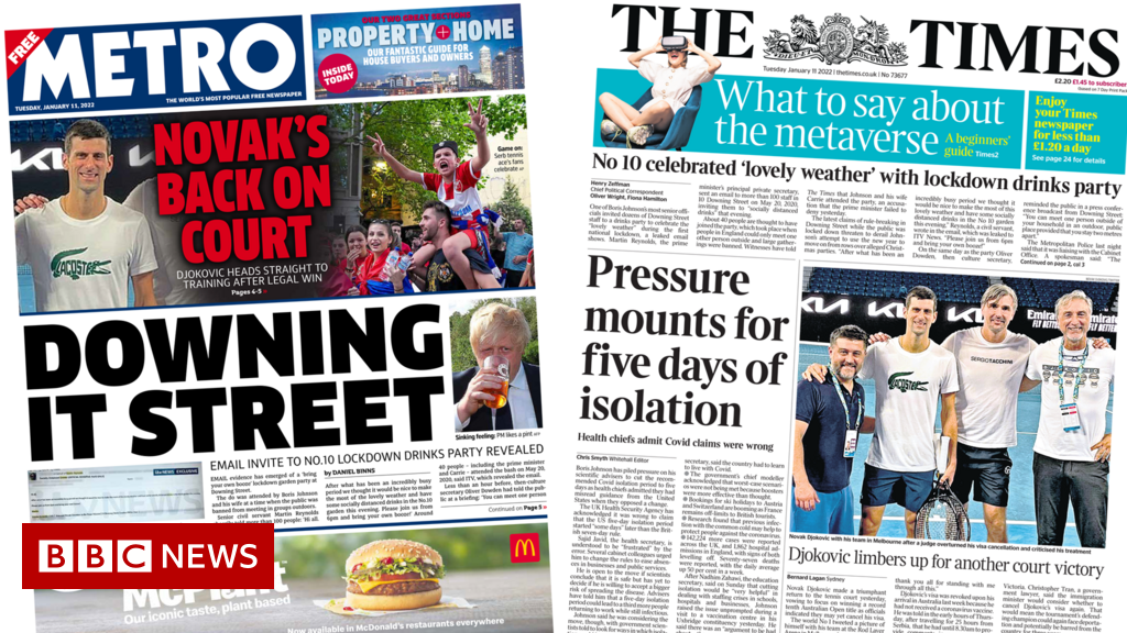 The papers: 'Downing It Street' and pressure grows to cut isolation