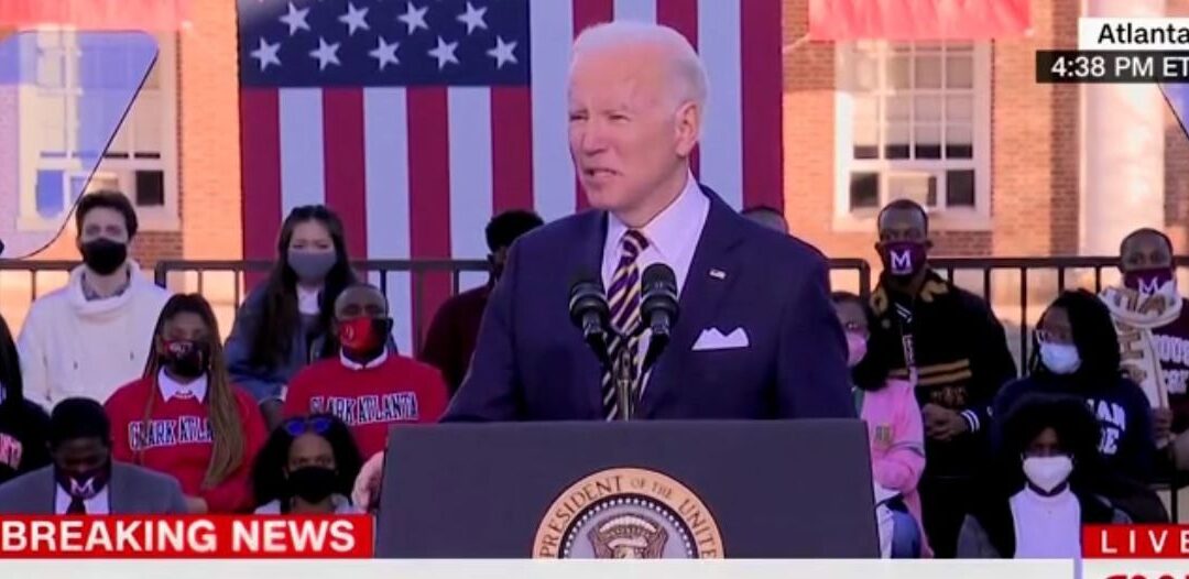 Biden Attacks Senators Who Oppose Elections Bills By Comparing Them To Segregationists