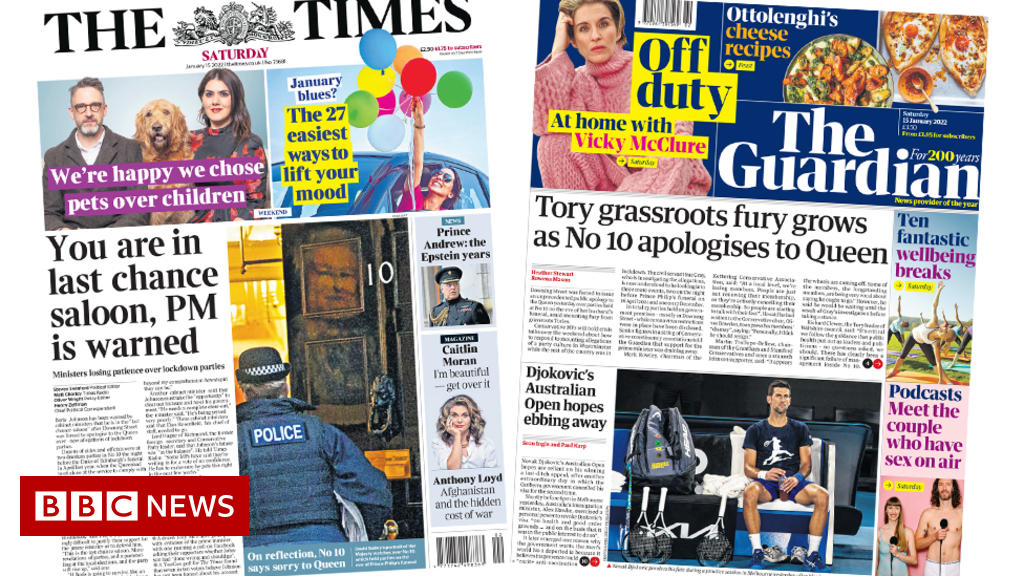 The Papers: PM in 'last chance saloon' as he 'plots fightback'