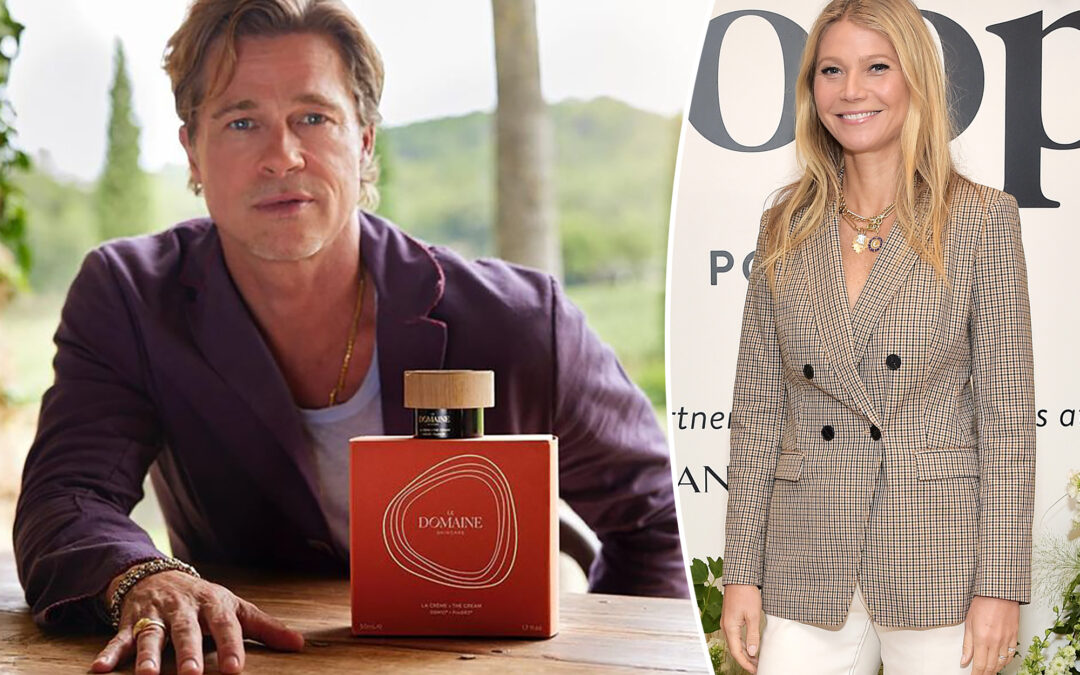 Brad Pitt launches skincare line Le Domaine, inspired by ex Gwyneth’s Goop