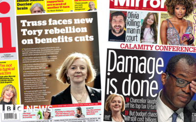Newspaper headlines: Liz Truss ‘faces new Tory rebellion’ after tax cut U-turn