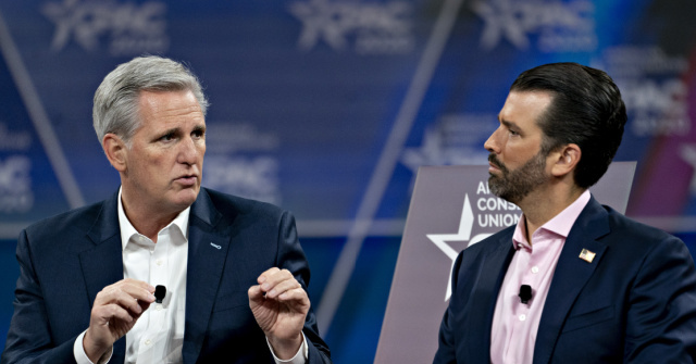 Donald Trump Jr. Calls Out Republicans Fighting Against Kevin McCarthy’s Speakership 