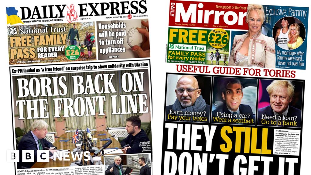 The Papers: Johnson loan claims and and 'BGT pay war'