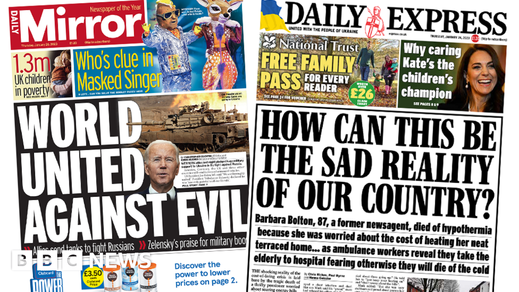 The Papers: 'United against Putin' and 'baffling Brexit plan'