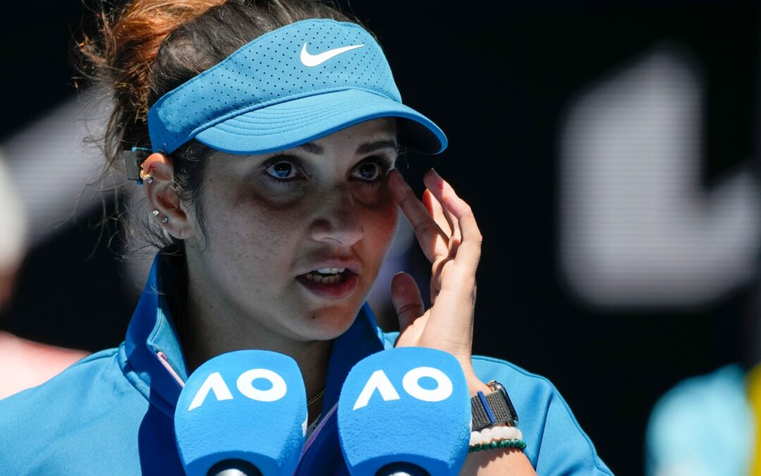 ‘Happy tears’ as Sania Mirza bows out of Australian Open