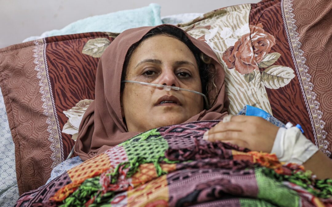 Najwa, a Palestinian woman paralysed in Israel’s assault on Gaza
