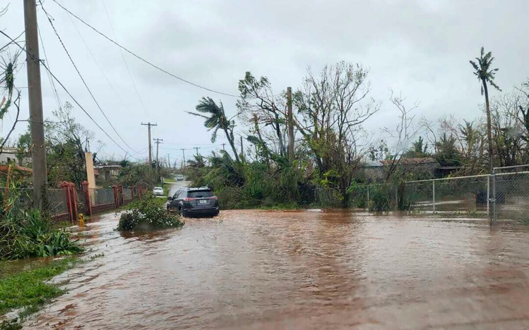Typhoon Mawar moves on but leaves many in Guam without power